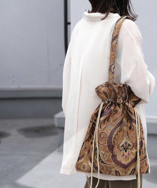 antiqua（アンティカ）の「×巾着トートバッグ（トートバッグ・レディース・マルチ・FREE）」の8枚目の写真