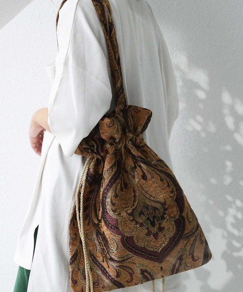 antiqua（アンティカ）の「×巾着トートバッグ（トートバッグ・レディース・マルチ・FREE）」の10枚目の写真