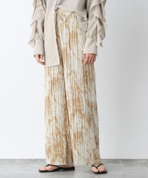 JEANASIS | ニュアンスガラプリントプリーツパンツ/946199(その他パンツ)