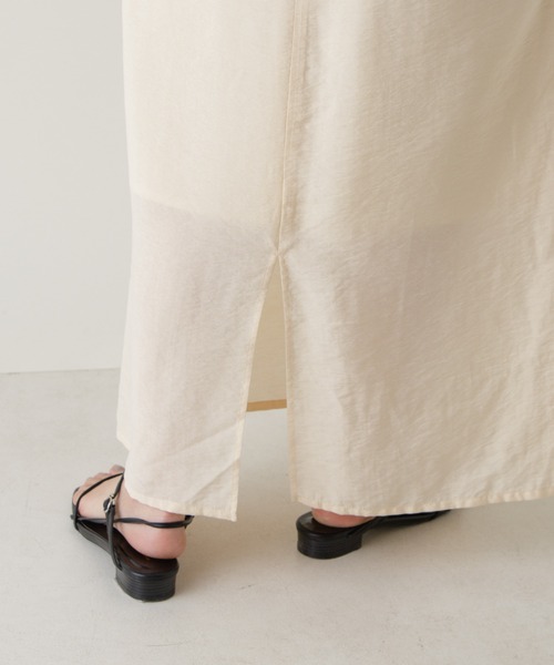 Kastane（カスタネ）の「シャーリングランタンスリーブワンピース（ワンピース・レディース・ピンク/グリーン/アイボリー・FREE）」の6枚目の写真