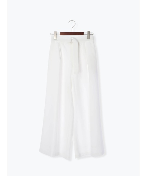 Te chichi(テチチ)の「麻調タックガウチョパンツ(その他パンツ・レディース・ベージュ/オフホワイト/ネイビー・MEDIUM/SMALL)」の11枚目の写真