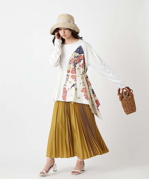 ふりふ（フリフ）の「アラログレザーハンドルスクエアトート（トートバッグ・レディース・ブラック/ベージュ・FREE）」の11枚目の写真