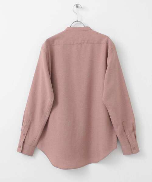 ITEMS URBANRESEARCH(アイテムズ アーバンリサーチ)の「エステルバンドカラーシャツ(シャツ/ブラウス・メンズ・ブラック/ピンク/オフホワイト/グレー・LARGE/MEDIUM)」の21枚目の写真