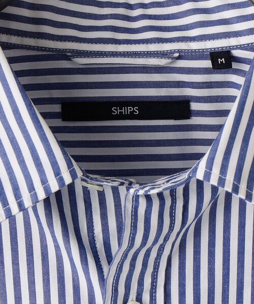 SHIPS(シップス)の「【WEB限定】SHIPS: ワンポイント ロゴ エンブロイダリー ブロード ショートスリーブ シャツ(シャツ/ブラウス・メンズ・ダークブルー/ブルー/ブルー系/ブラック/チャコールグレー/ライトブルー/グレー系/グレー・X-LARGE/SMALL/MEDIUM/LARGE/XX-LARGE)」の15枚目の写真
