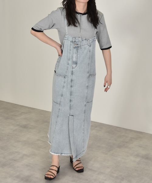 w closet（ダブルクローゼット）の「リメイク風ジャンスカ（ジャンパー