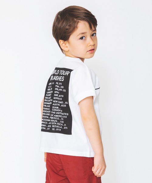 BRANSHES（ブランシェス）の「バックプリント半袖Tシャツ（Tシャツ/カットソー・キッズ・ブラック/オフホワイト・140cm/150cm/90cm/100cm/120cm/110cm/130cm）」の3枚目の写真