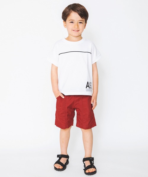 BRANSHES（ブランシェス）の「バックプリント半袖Tシャツ（Tシャツ/カットソー・キッズ・ブラック/オフホワイト・140cm/150cm/90cm/100cm/120cm/110cm/130cm）」の6枚目の写真