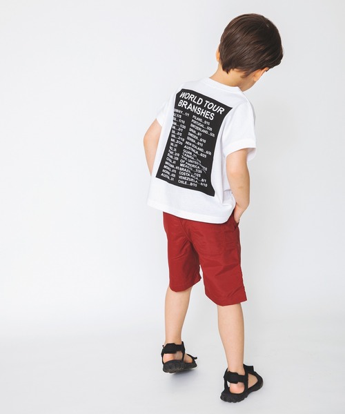 BRANSHES（ブランシェス）の「バックプリント半袖Tシャツ（Tシャツ/カットソー・キッズ・ブラック/オフホワイト・140cm/150cm/90cm/100cm/120cm/110cm/130cm）」の10枚目の写真