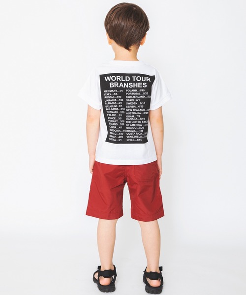 BRANSHES（ブランシェス）の「バックプリント半袖Tシャツ（Tシャツ/カットソー・キッズ・ブラック/オフホワイト・140cm/150cm/90cm/100cm/120cm/110cm/130cm）」の9枚目の写真