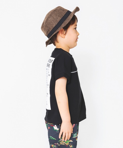 BRANSHES（ブランシェス）の「バックプリント半袖Tシャツ（Tシャツ/カットソー・キッズ・ブラック/オフホワイト・140cm/150cm/90cm/100cm/120cm/110cm/130cm）」の14枚目の写真