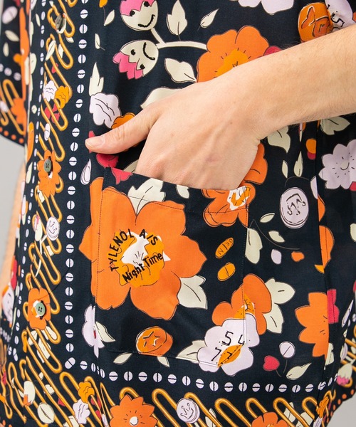 NEONSIGN（ネオンサイン）の「【NEONSIGN】EX.FLOWER SHIRT（シャツ/ブラウス・メンズ・ホワイト/ブラック/その他2・44/46/48）」の5枚目の写真