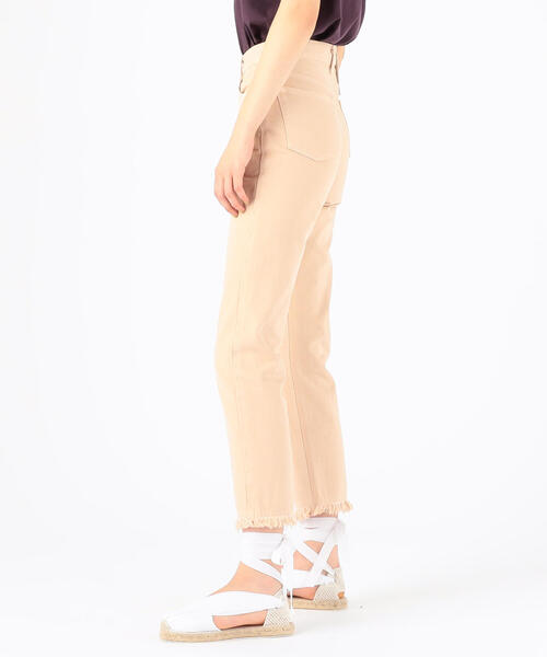 TOMORROWLAND （トゥモローランド）の「SERGE de bleu UNION FRINGE コットン デニム パンツ（デニムパンツ・レディース・ライトピンク・25/23/24）」の5枚目の写真