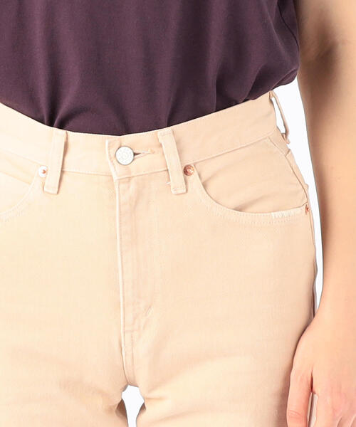 TOMORROWLAND （トゥモローランド）の「SERGE de bleu UNION FRINGE コットン デニム パンツ（デニムパンツ・レディース・ライトピンク・25/23/24）」の2枚目の写真