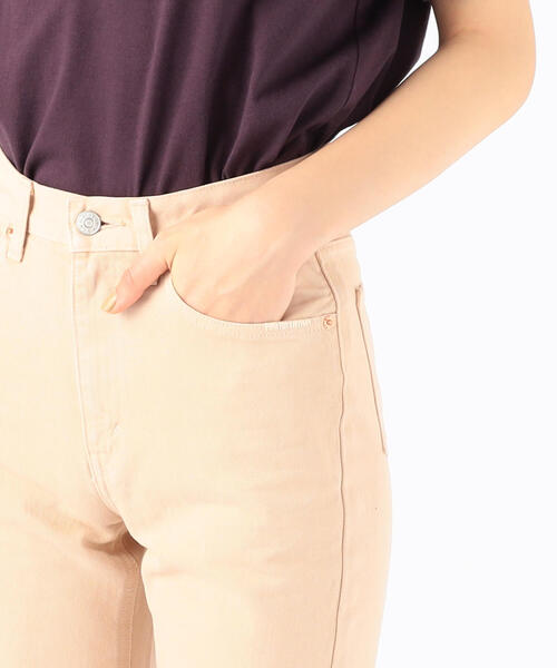 TOMORROWLAND （トゥモローランド）の「SERGE de bleu UNION FRINGE コットン デニム パンツ（デニムパンツ・レディース・ライトピンク・25/23/24）」の10枚目の写真