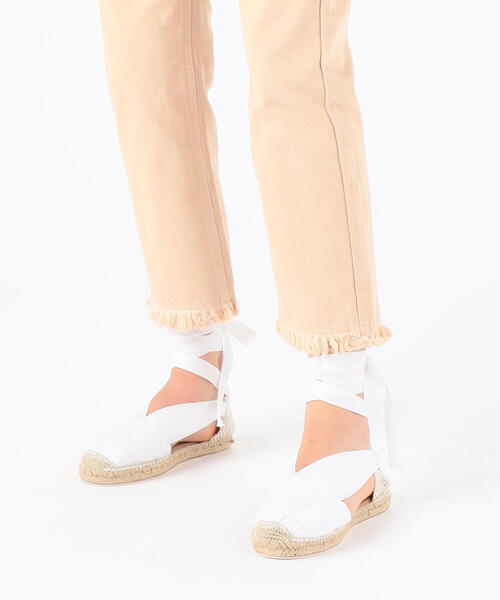 TOMORROWLAND （トゥモローランド）の「SERGE de bleu UNION FRINGE コットン デニム パンツ（デニムパンツ・レディース・ライトピンク・25/23/24）」の6枚目の写真