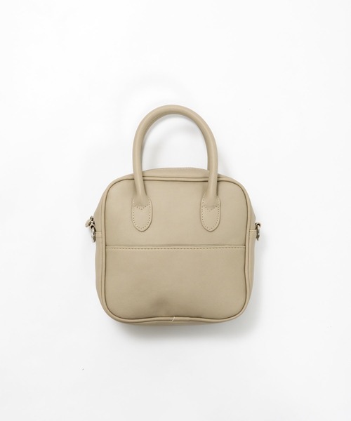 AS KNOW AS PINKY（アズノゥアズピンキー）の「スクエアショルダーバッグ（ショルダーバッグ・レディース・ベージュ/シルバー/モカ・FREE）」の10枚目の写真