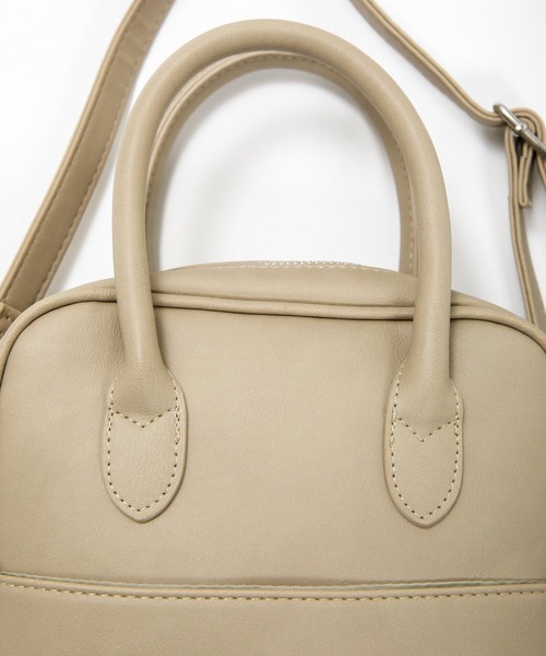 AS KNOW AS PINKY（アズノゥアズピンキー）の「スクエアショルダーバッグ（ショルダーバッグ・レディース・ベージュ/シルバー/モカ・FREE）」の8枚目の写真