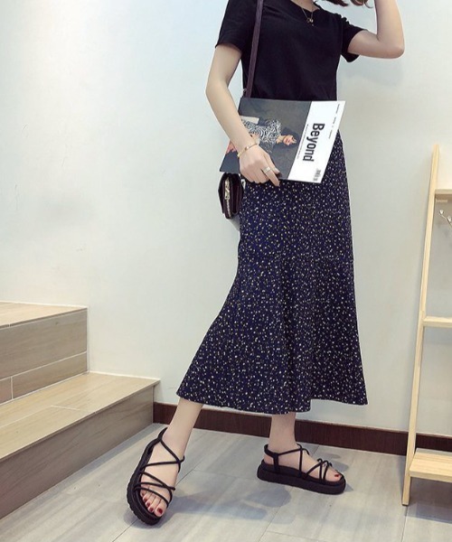 LAC-VERT(ラック・ヴェール)の「フラットソール紐サンダル(サンダル・レディース・ブラック/ベージュ/ピンク・S/M/L)」の12枚目の写真