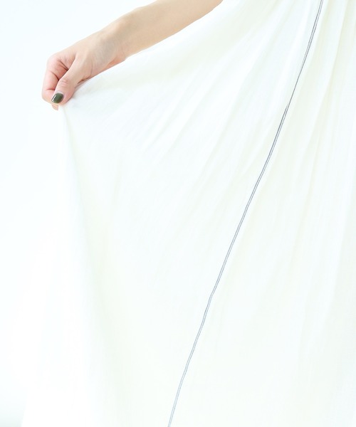 cardo fabrica（カルドファブリカ）の「._◇インドカディノースリーブワンピース（ワンピース・レディース・ブラック/キナリ・FREE）」の19枚目の写真