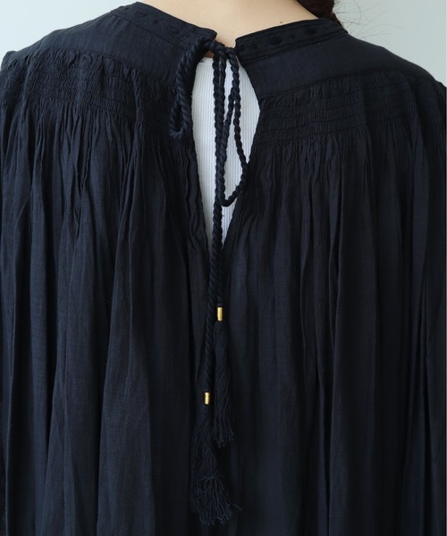 cardo fabrica（カルドファブリカ）の「._◇インドカディノースリーブワンピース（ワンピース・レディース・ブラック/キナリ・FREE）」の21枚目の写真