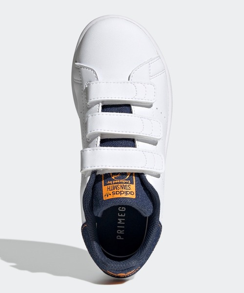 adidas（アディダス）の「スタンスミス [Stan Smith]  アディダスオリジナルス (キッズ／子供用)（スニーカー・キッズ・ホワイト×ネイビー・20.0cm/21.0cm/19.0cm/18.0cm/17.0cm）」の7枚目の写真