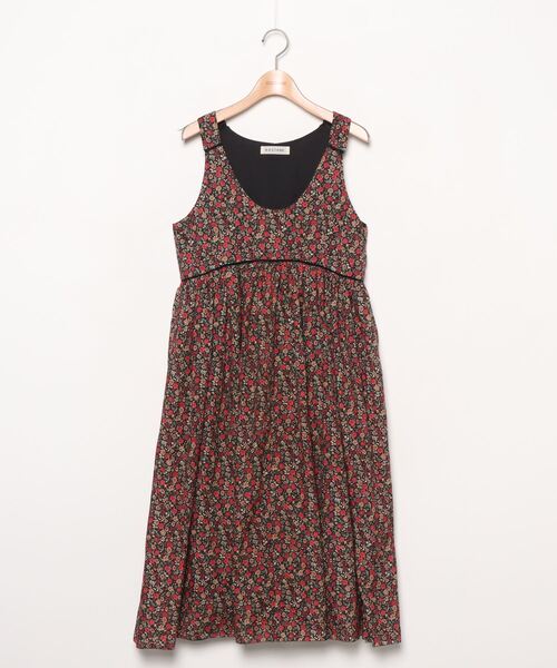 セール ブランド古着 花柄ノースリーブワンピース ワンピース Kastane カスタネ のファッション通販 Zozoused