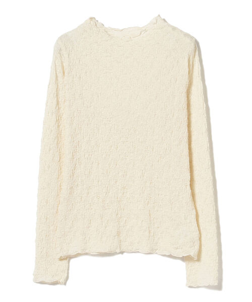 Ray BEAMS（レイビームス）の「Ray BEAMS / シャーリング ボトルネック Tシャツ（Tシャツ/カットソー・レディース・ブラック/オフホワイト/グリーン系その他2・ONE SIZE）」の21枚目の写真