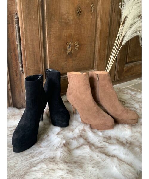 RESEXXY 新作 スエード ショート ブーツ とにかく細く長く盛れる