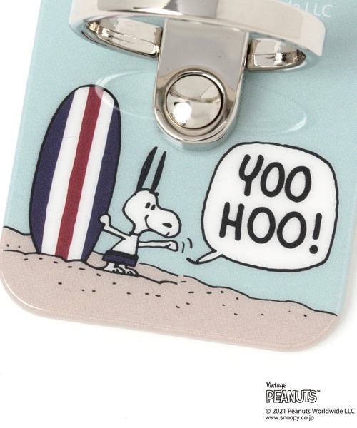 BAYFLOW（ベイフロー）の「【PEANUTS】マルチリング（スマホグッズ・レディース・ベージュ/ブルー・0）」の11枚目の写真