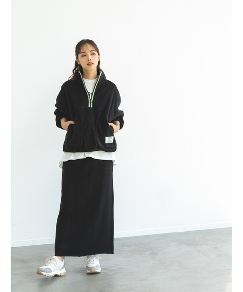 fifth（フィフス）の「ナンバリングビックTシャツ（Tシャツ/カットソー・レディース・ホワイト/チャコールグレー・MEDIUM）」の14枚目の写真