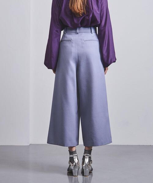 UNITED ARROWS（ユナイテッドアローズ）の「＜UNITED ARROWS＞W タック ワイドパンツ G（その他パンツ・レディース・ライトブルー/ネイビー・38/36）」の7枚目の写真