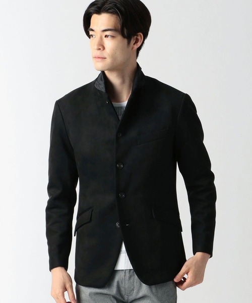 NICOLE CLUB FOR MEN（ニコルクラブフォーメン）の「【21年モデル】スウェード　カヴァーオールジャケット（カバーオール・メンズ・ブラック/ネイビー/ダークブラウン・MEDIUM/X-LARGE/LARGE）」の13枚目の写真