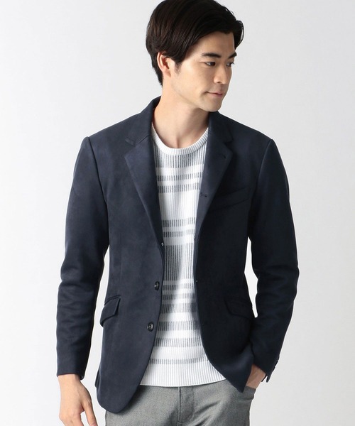 NICOLE CLUB FOR MEN（ニコルクラブフォーメン）の「【21年モデル】スウェード　カヴァーオールジャケット（カバーオール・メンズ・ブラック/ネイビー/ダークブラウン・MEDIUM/X-LARGE/LARGE）」の6枚目の写真