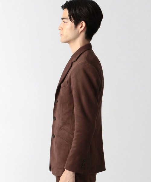 NICOLE CLUB FOR MEN（ニコルクラブフォーメン）の「【21年モデル】スウェード　カヴァーオールジャケット（カバーオール・メンズ・ブラック/ネイビー/ダークブラウン・MEDIUM/X-LARGE/LARGE）」の19枚目の写真