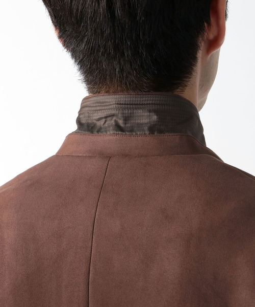 NICOLE CLUB FOR MEN（ニコルクラブフォーメン）の「【21年モデル】スウェード　カヴァーオールジャケット（カバーオール・メンズ・ブラック/ネイビー/ダークブラウン・MEDIUM/X-LARGE/LARGE）」の11枚目の写真