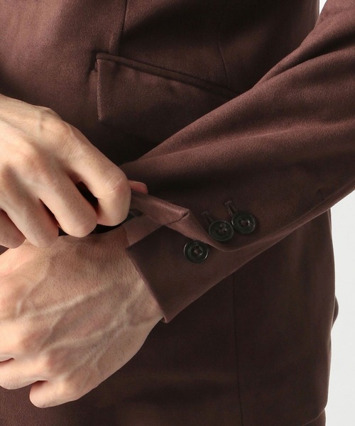 NICOLE CLUB FOR MEN（ニコルクラブフォーメン）の「【21年モデル】スウェード　カヴァーオールジャケット（カバーオール・メンズ・ブラック/ネイビー/ダークブラウン・MEDIUM/X-LARGE/LARGE）」の14枚目の写真