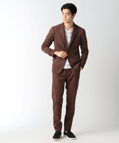 NICOLE CLUB FOR MEN（ニコルクラブフォーメン）の「【21年モデル】スウェード　カヴァーオールジャケット（カバーオール・メンズ・ブラック/ネイビー/ダークブラウン・MEDIUM/X-LARGE/LARGE）」の22枚目の写真