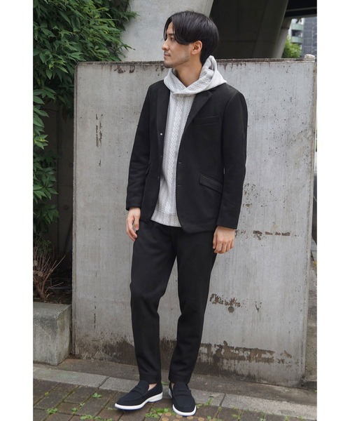 NICOLE CLUB FOR MEN（ニコルクラブフォーメン）の「【21年モデル】スウェード　カヴァーオールジャケット（カバーオール・メンズ・ブラック/ネイビー/ダークブラウン・MEDIUM/X-LARGE/LARGE）」の15枚目の写真