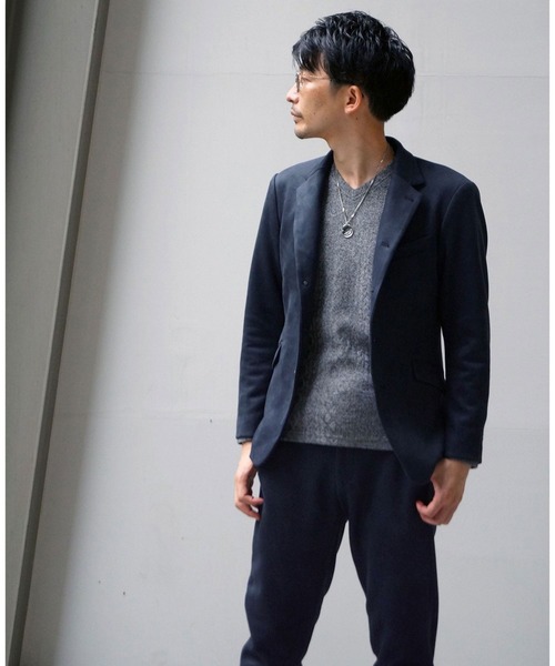 NICOLE CLUB FOR MEN（ニコルクラブフォーメン）の「【21年モデル】スウェード　カヴァーオールジャケット（カバーオール・メンズ・ブラック/ネイビー/ダークブラウン・MEDIUM/X-LARGE/LARGE）」の18枚目の写真