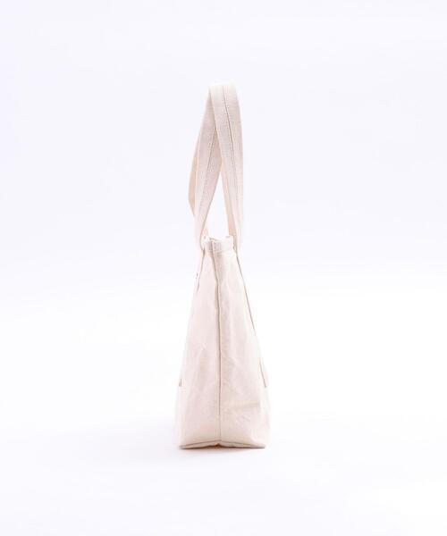 coen（コーエン）の「【Mサイズ】coenコーエンロゴトートバッグM（トートバッグ・レディース・オフホワイト/ブラック/グレー・FREE）」の13枚目の写真