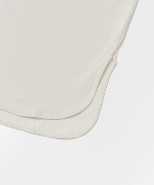 SENSE OF PLACE by URBAN RESEARCH（センスオブプレイスバイアーバンリサーチ）の「オーガニックコットンチュニックトップ（Tシャツ/カットソー・レディース・ブラック/オフホワイト/ライトベージュ・ONE）」の11枚目の写真