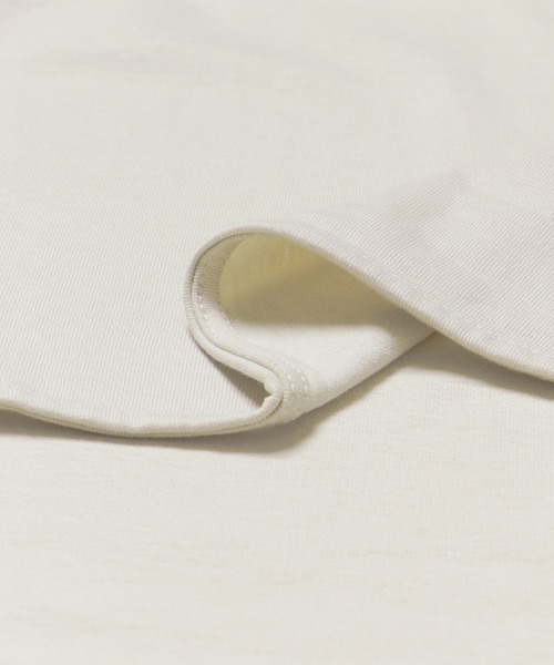 SENSE OF PLACE by URBAN RESEARCH（センスオブプレイスバイアーバンリサーチ）の「オーガニックコットンチュニックトップ（Tシャツ/カットソー・レディース・ブラック/オフホワイト/ライトベージュ・ONE）」の8枚目の写真