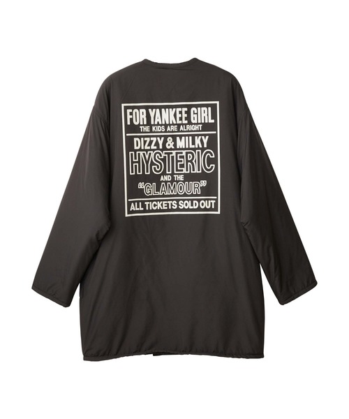 HYSTERIC GLAMOUR（ヒステリックグラマー）の「ノーカラーリバーシブルコート（ノーカラーコート・レディース・ホワイト/ブラック・FREE）」の14枚目の写真