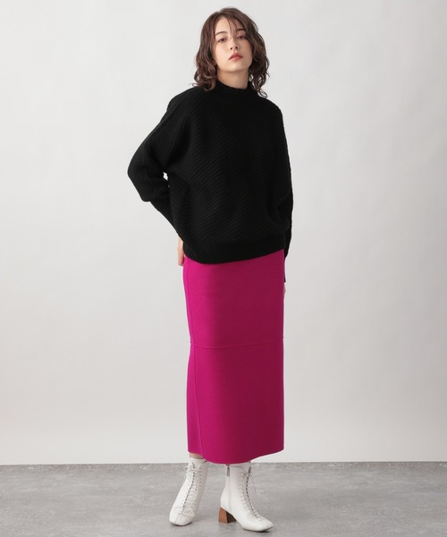 Ezick（エジック）の「リバーメルトンタイトスカート（スカート・レディース・ホワイト/ブラック/ピンク・SMALL/MEDIUM）」の10枚目の写真