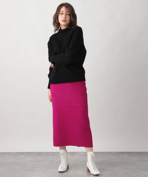 Ezick（エジック）の「リバーメルトンタイトスカート（スカート・レディース・ホワイト/ブラック/ピンク・SMALL/MEDIUM）」の12枚目の写真