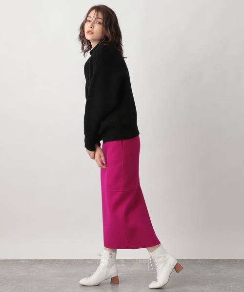 Ezick（エジック）の「リバーメルトンタイトスカート（スカート・レディース・ホワイト/ブラック/ピンク・SMALL/MEDIUM）」の11枚目の写真