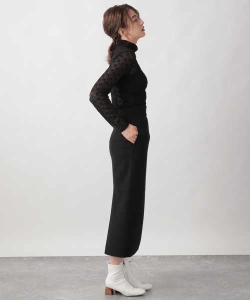 Ezick（エジック）の「リバーメルトンタイトスカート（スカート・レディース・ホワイト/ブラック/ピンク・SMALL/MEDIUM）」の19枚目の写真