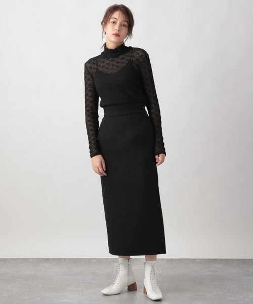 Ezick（エジック）の「リバーメルトンタイトスカート（スカート・レディース・ホワイト/ブラック/ピンク・SMALL/MEDIUM）」の21枚目の写真