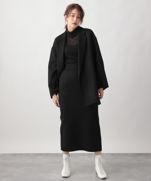 Ezick（エジック）の「リバーメルトンタイトスカート（スカート・レディース・ホワイト/ブラック/ピンク・SMALL/MEDIUM）」の22枚目の写真