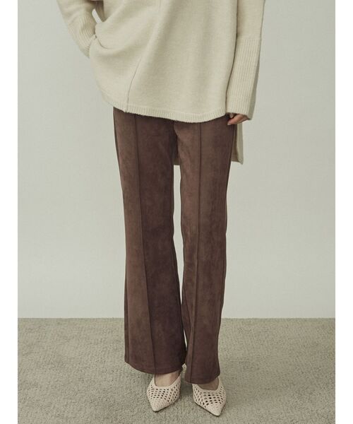 COTORICA(コトリカ)の「フェイクスエードパンツ(その他パンツ・レディース・オフホワイト/ブラウン/カーキ・SMALL/MEDIUM)」の3枚目の写真